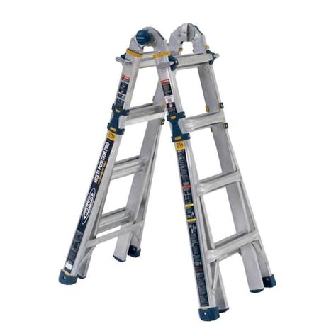 Werner 20 ft. reach aluminum multi-max pro multi-position ladder. Things To Know About Werner 20 ft. reach aluminum multi-max pro multi-position ladder. 